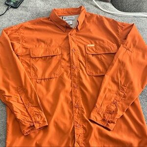 Columbia Men's Vibrant Orange Shirt Jacket